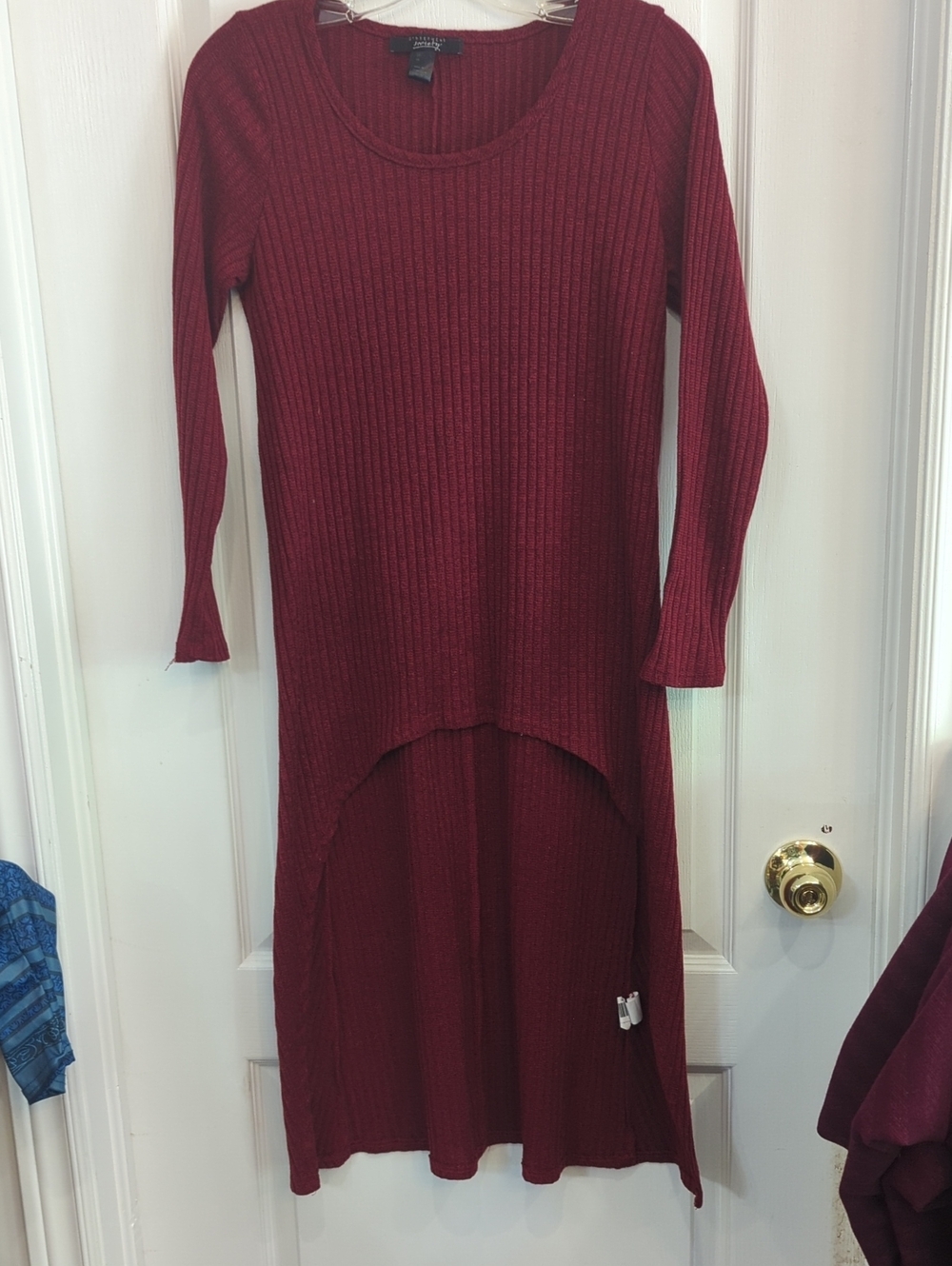 Burgundy Sweater Tunic